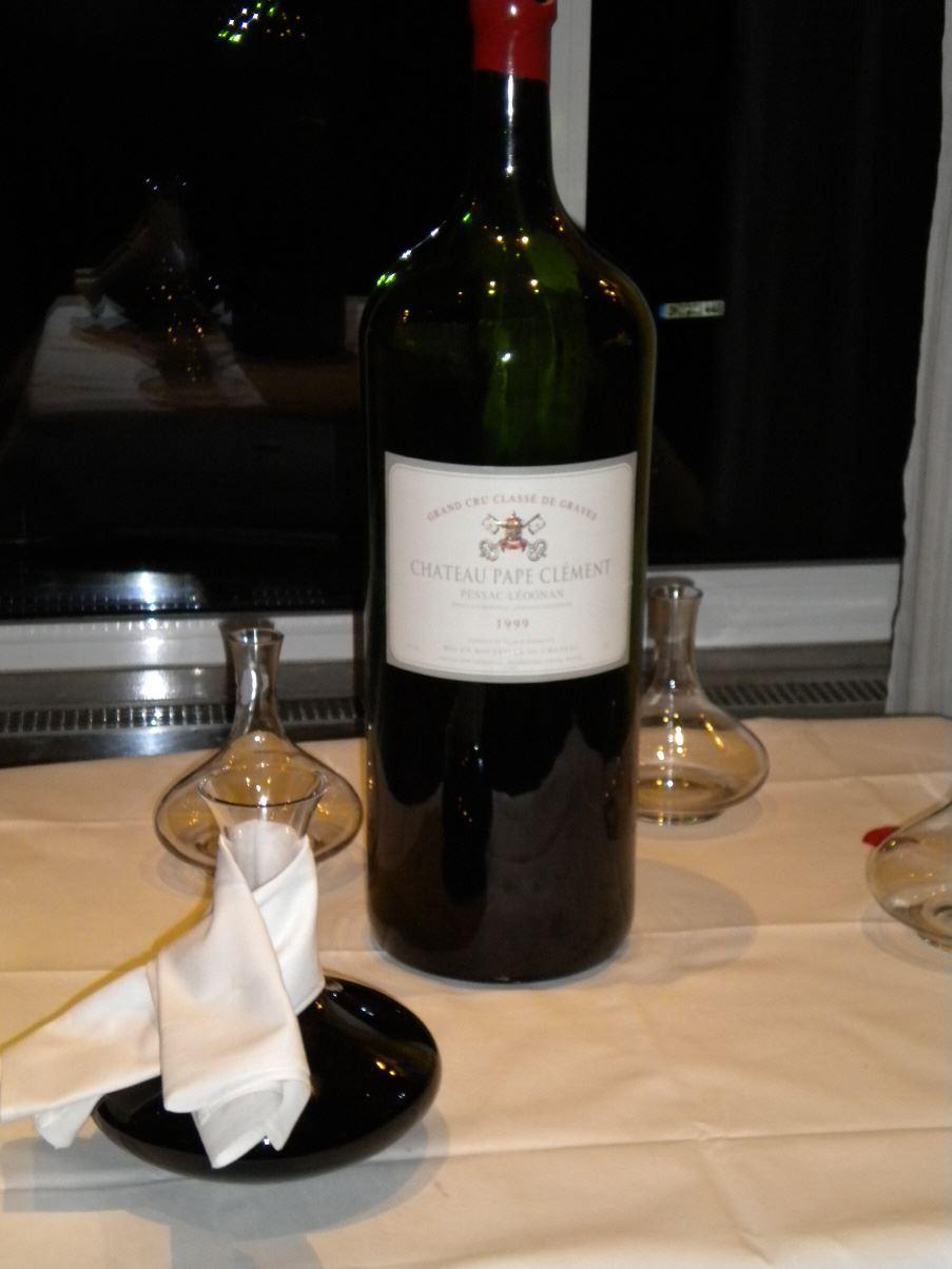 Pape Clement aus der 15l Flasche