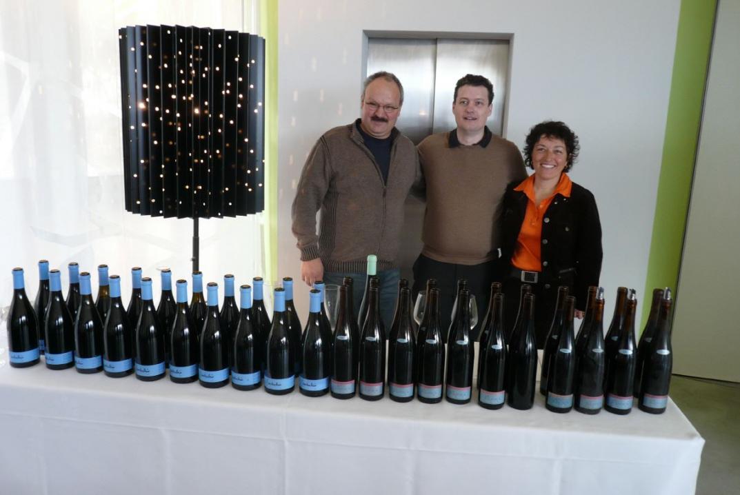 Die Gantenbeins mit Benno Ottiger(Mitte)