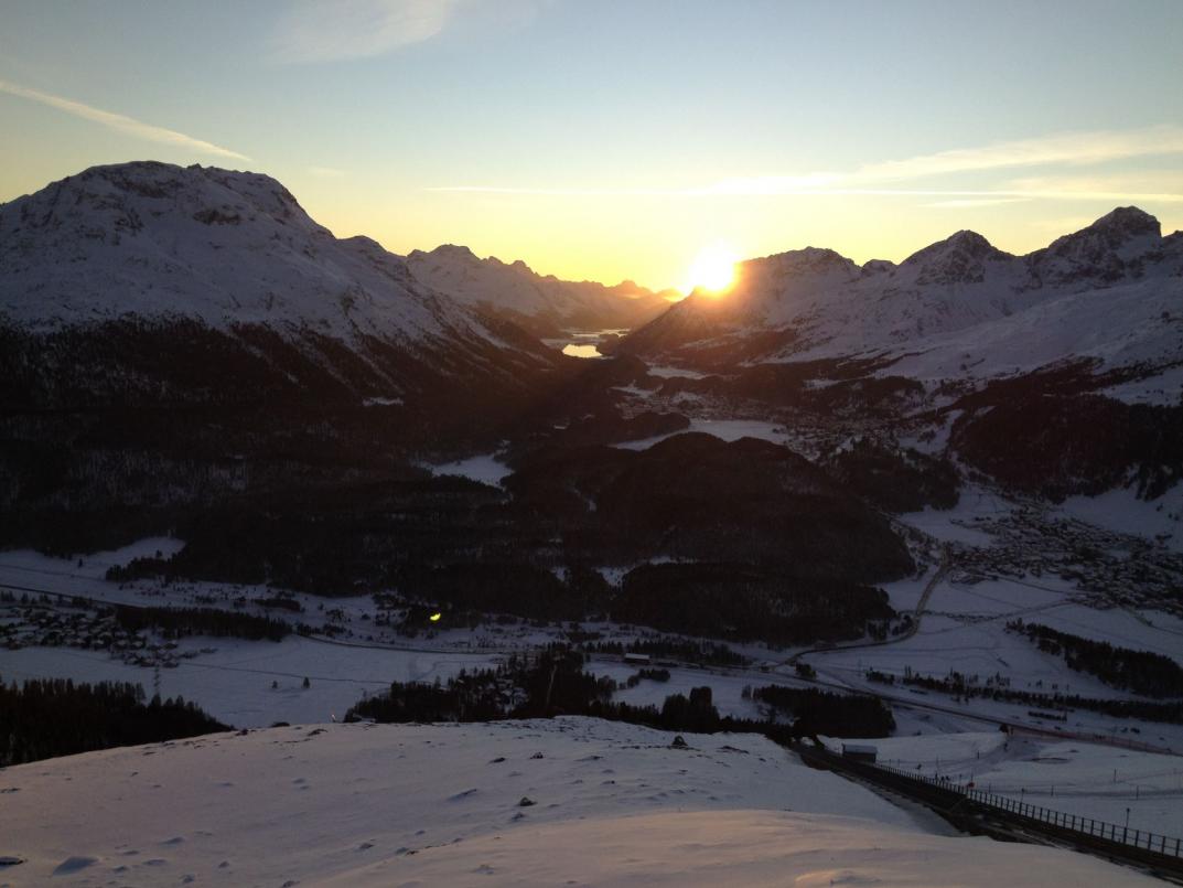 Spektakulärer Sonnenuntergang