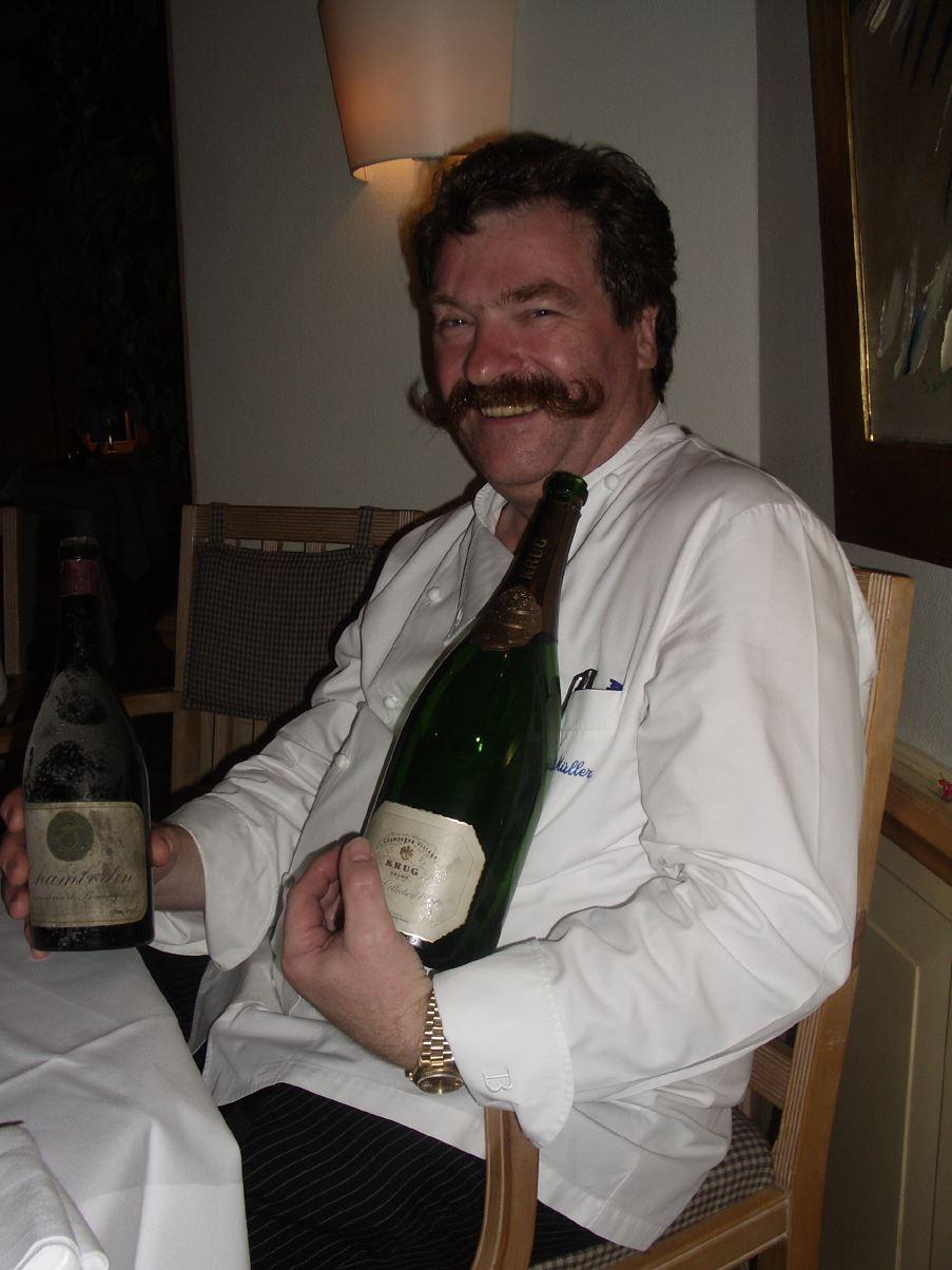 Spitzenkoch mit Spitzenweinen