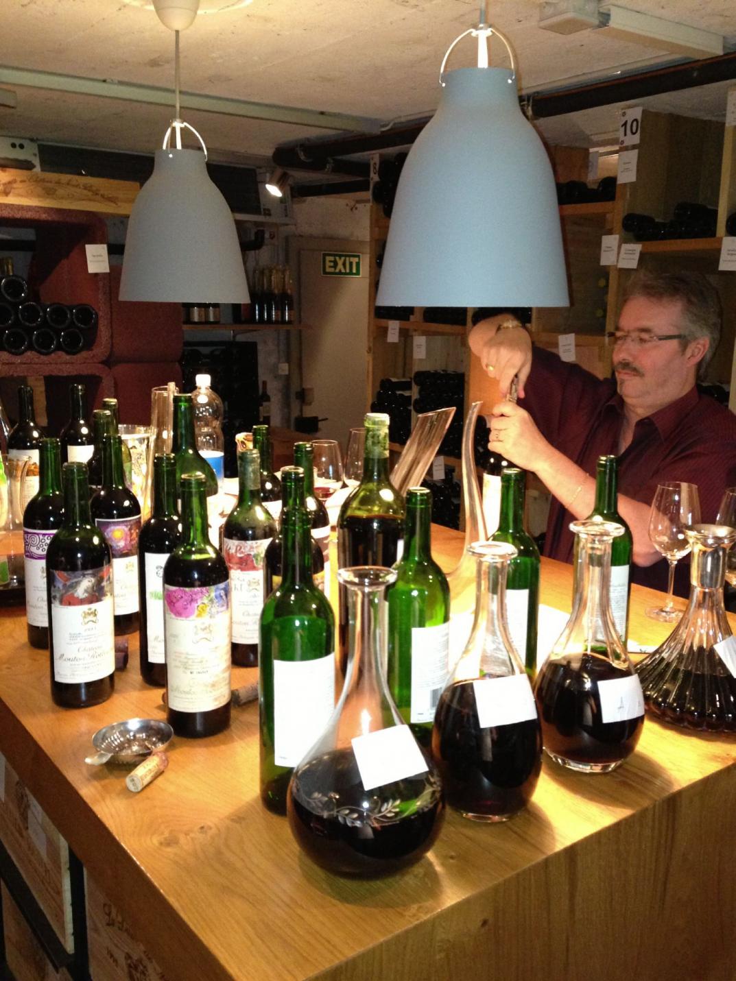 Dank an Leisi und Dani für perfekten Weinservice