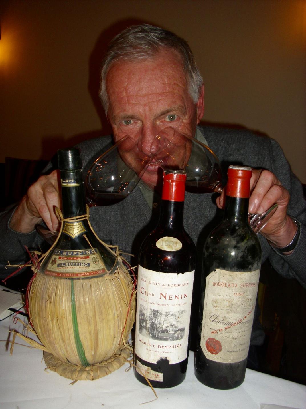 1950 Chianti aus der Bastflasche!